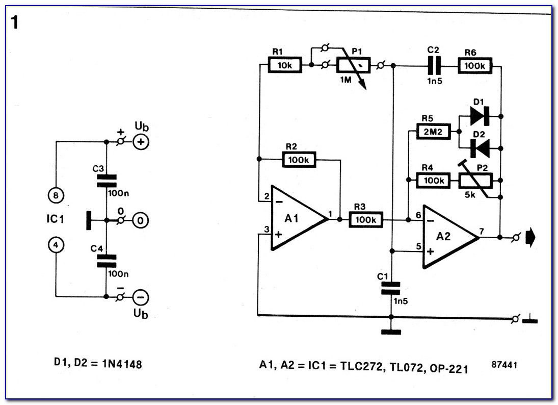 Pure Sine Wave Oscillator Circuit Diagram