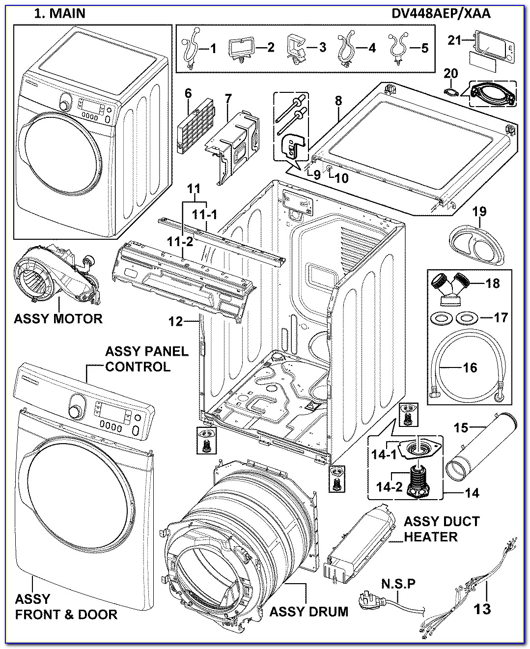 Samsung Gas Dryer Wiring Diagram