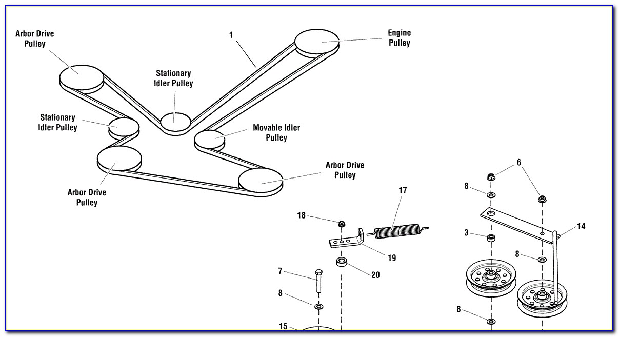 Simplicity Broadmoor Mower Deck Belt Diagram