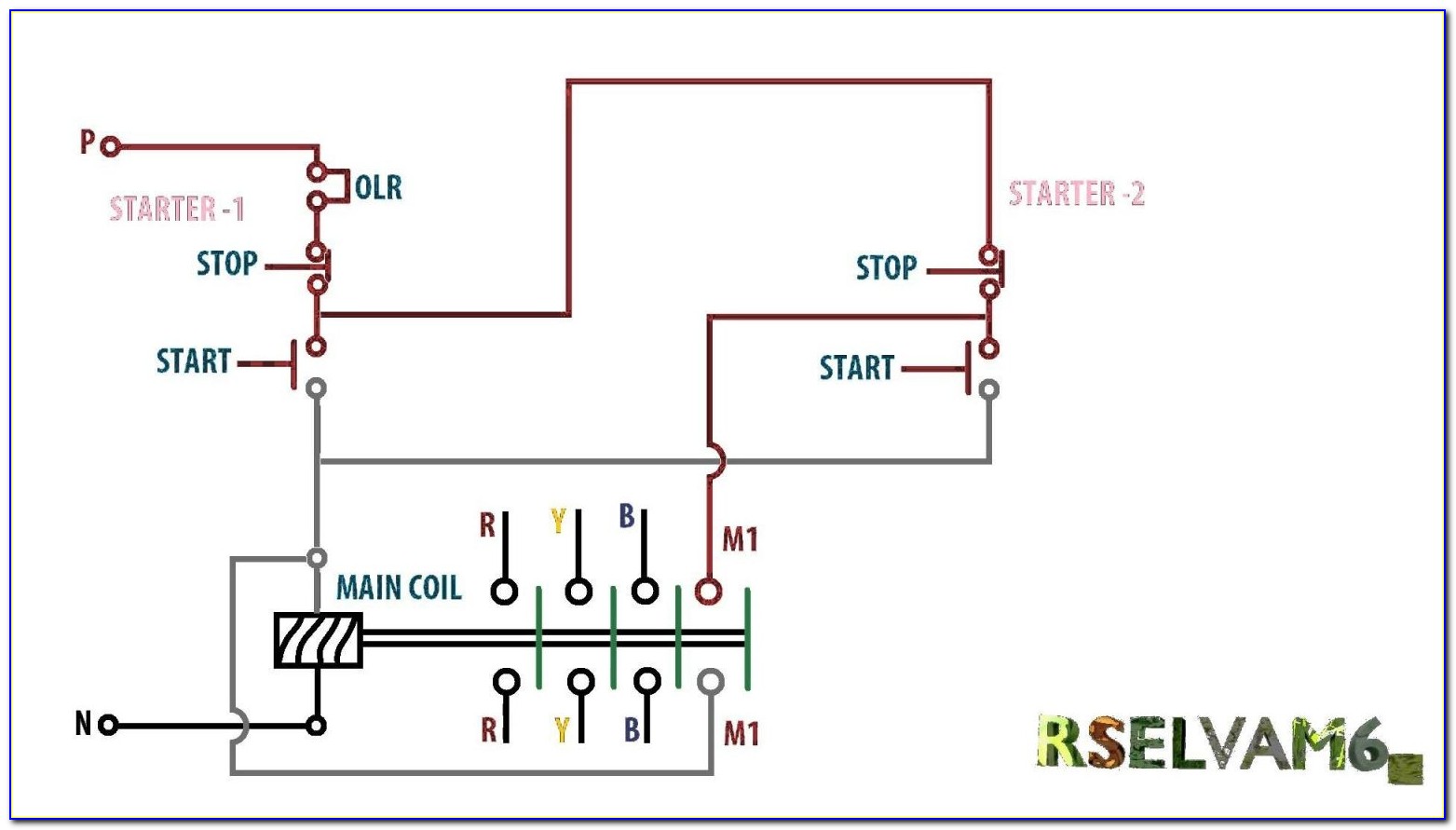 Start Stop Contactor Wiring Diagram