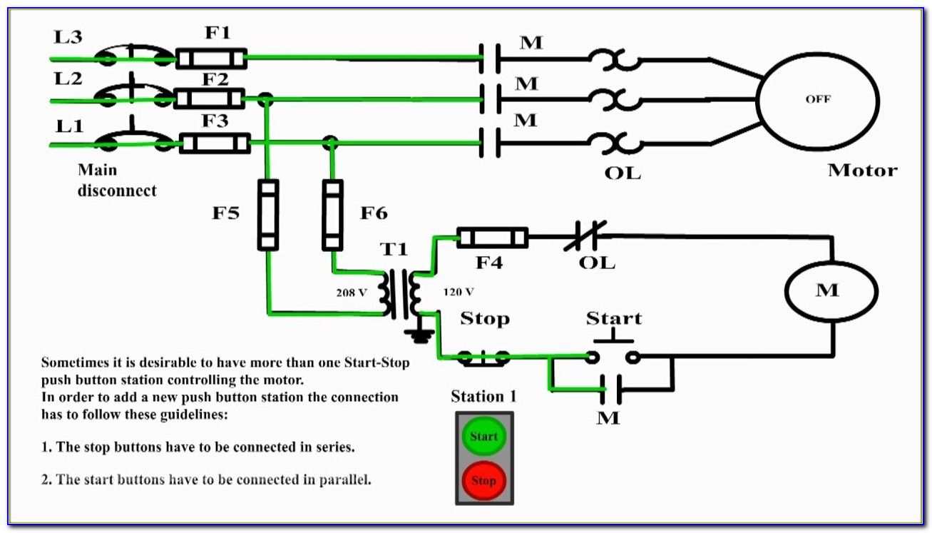 Start Stop Switch Wiring Diagram