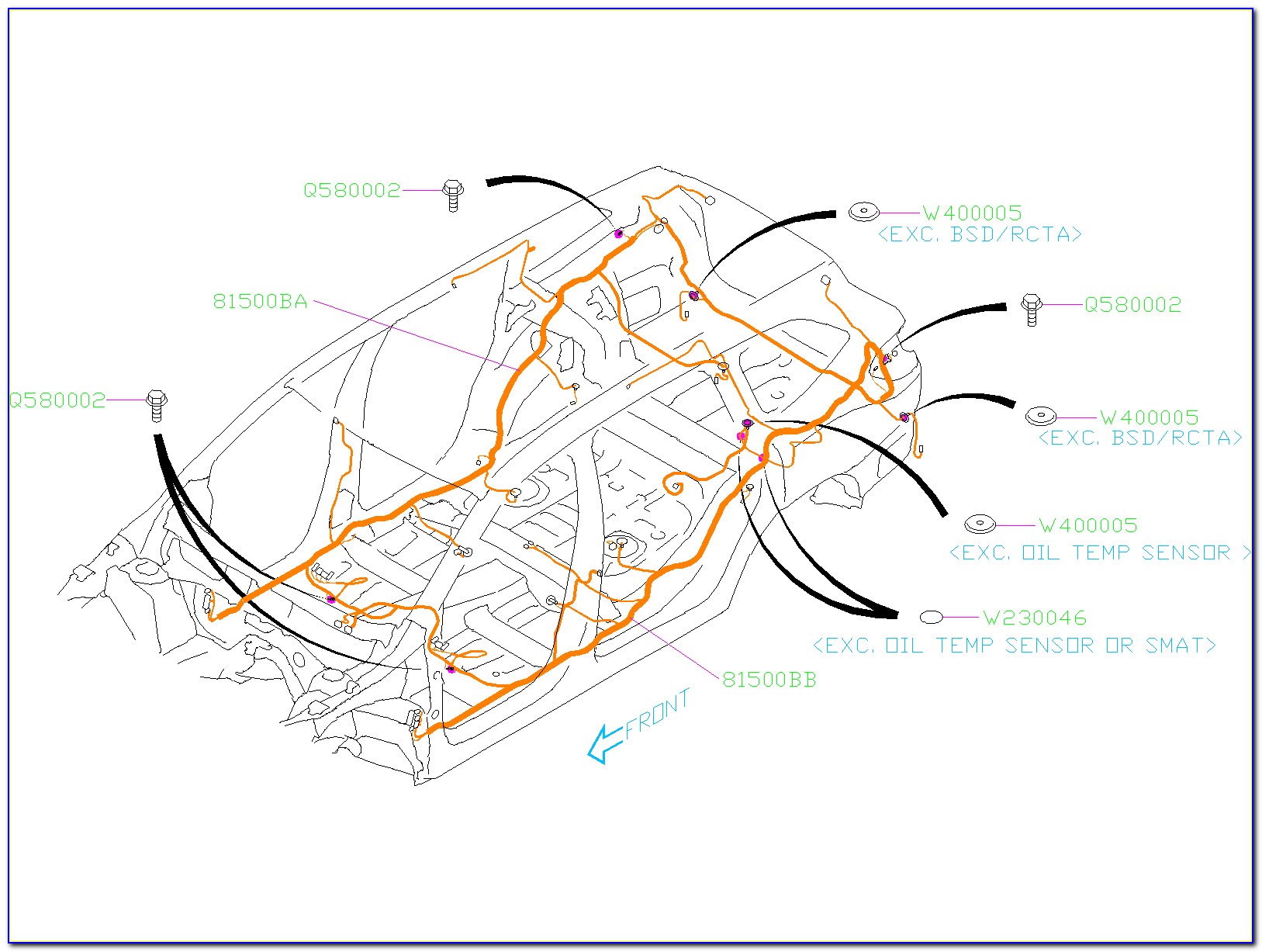 Subaru Crosstrek Trailer Wiring Harness Diagram