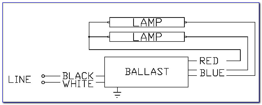 T12 Fluorescent Ballast Wiring Diagram