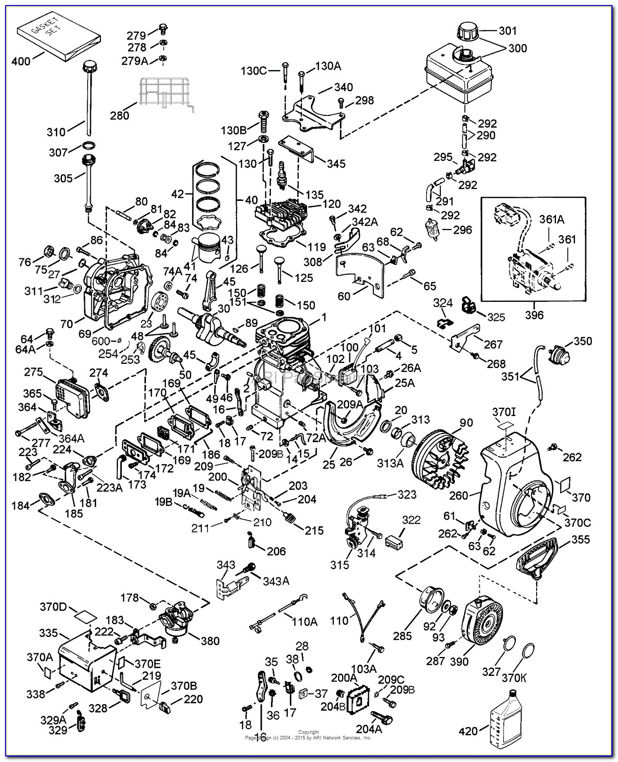 Tecumseh Engine Diagram Carburetor