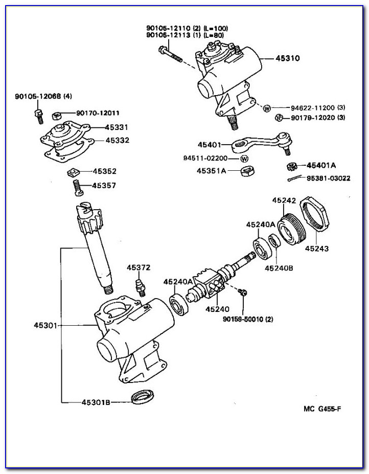 Toyota Hilux Power Steering Box Diagram