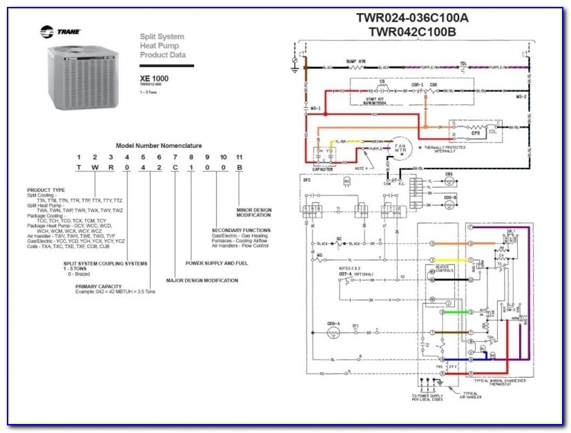 Trane Ac Condenser Wiring Diagram
