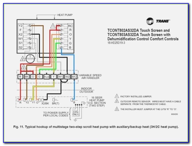 Trane Heat Pump Wiring Diagram