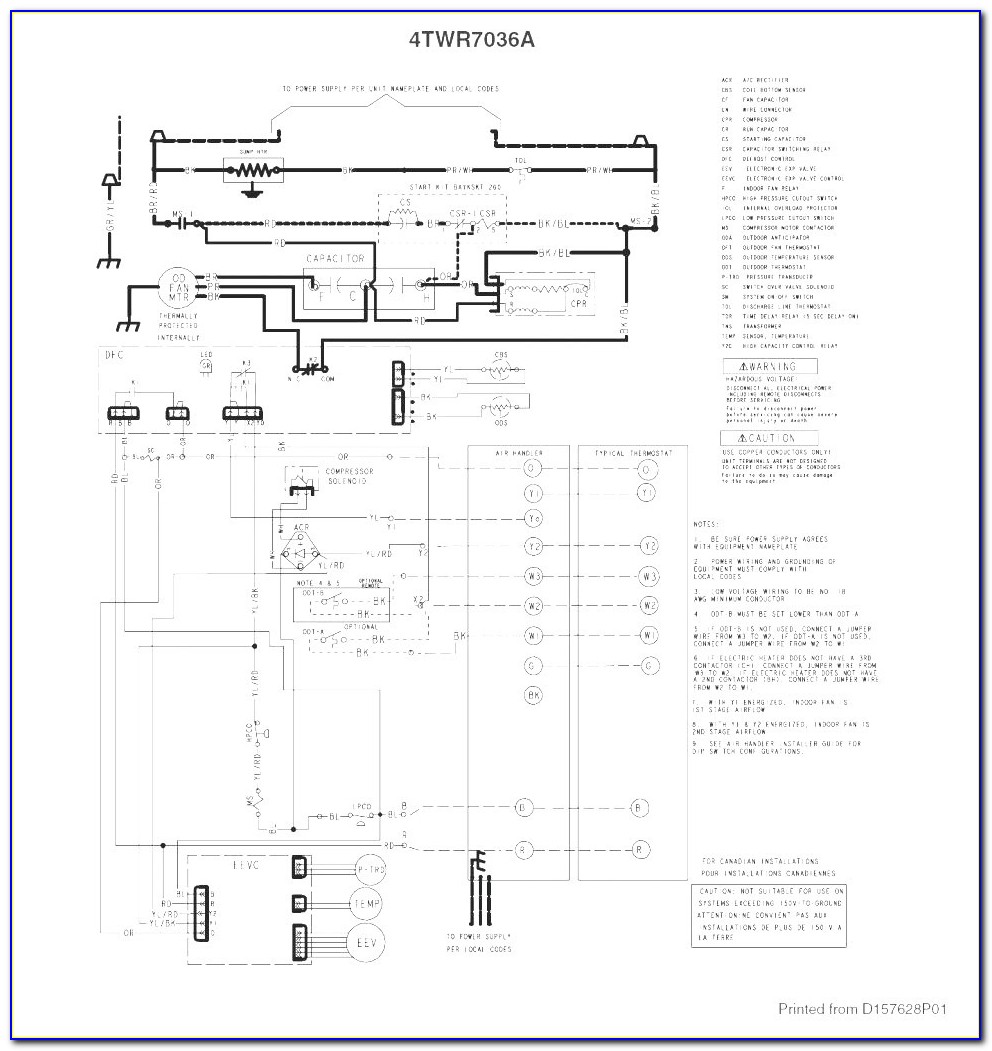 Trane Xl19i Heat Pump Wiring Diagram