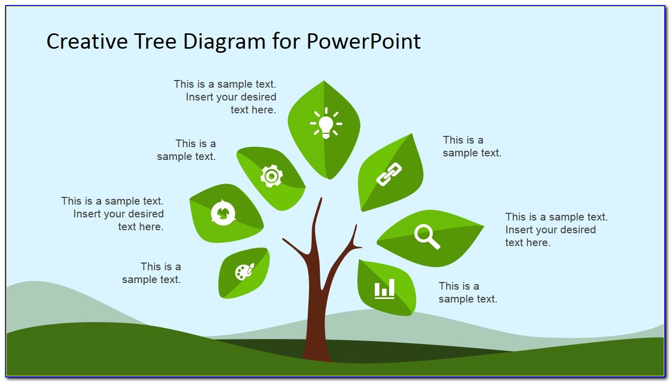 Tree Diagram Template Powerpoint Free Download