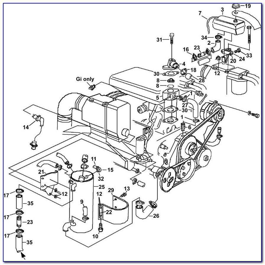 Volvo Penta 5.7 Engine Diagram