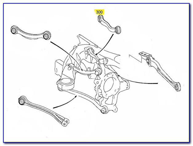 W211 Rear Suspension Diagram