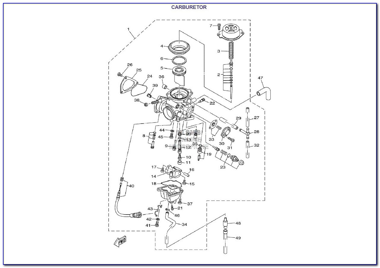 Yamaha Grizzly 600 Carb Diagram