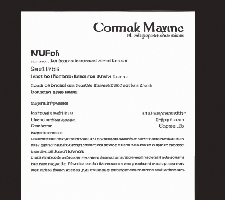 Mccombs Resume Template 1