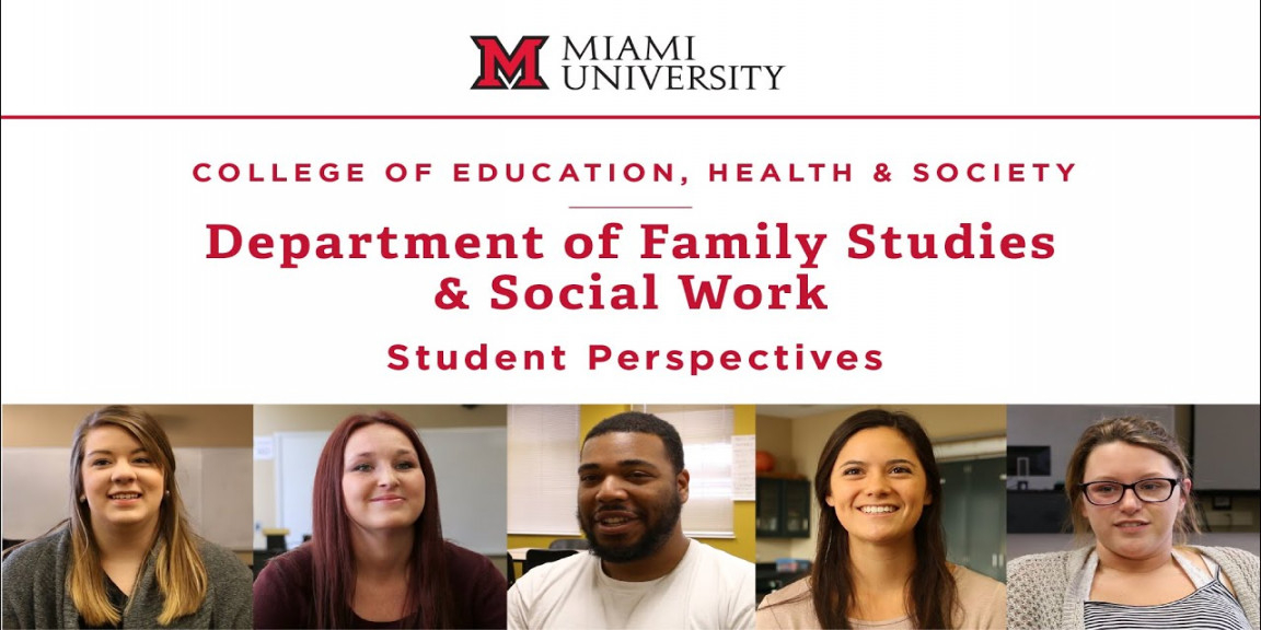 Department of Family Science and Social Work  EHS - Miami University