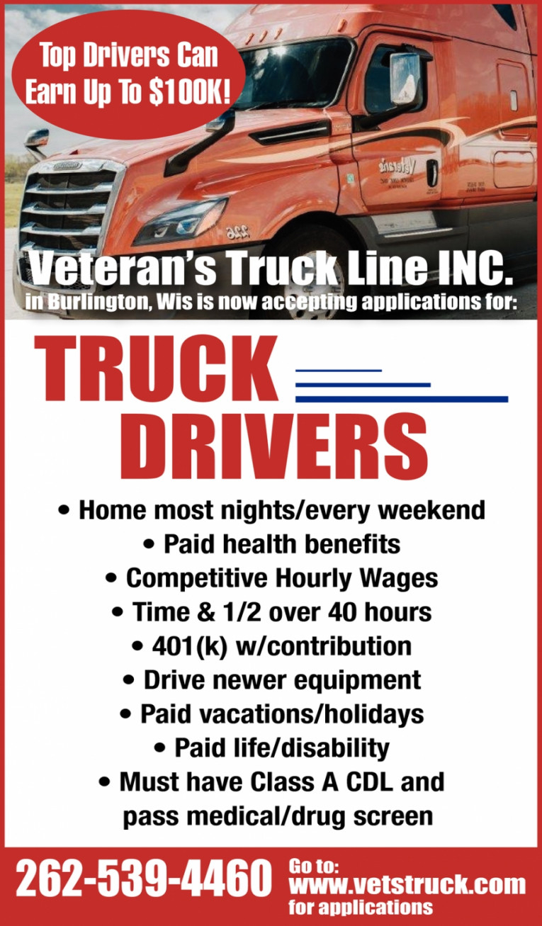 Truck Drivers, Veteran